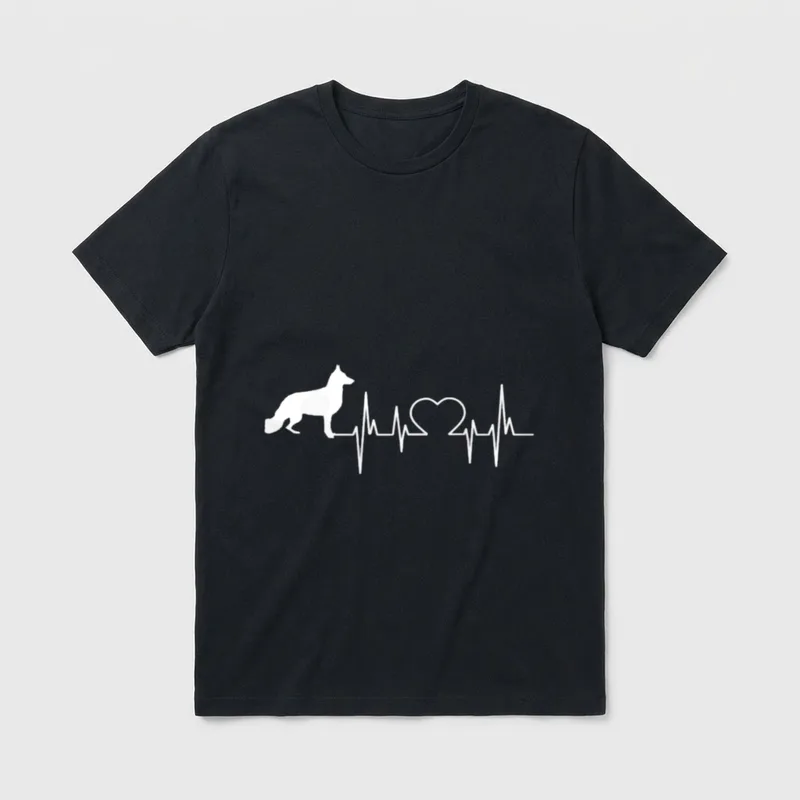 Deutscher Schäferhund für Frauen T-Shirt 0272 – Klassisches T-Shirt in Schwarz