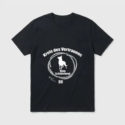 Schäferhund Hundebesitzer Kreis meines T-Shirt – Klassisches T-Shirt in Schwarz