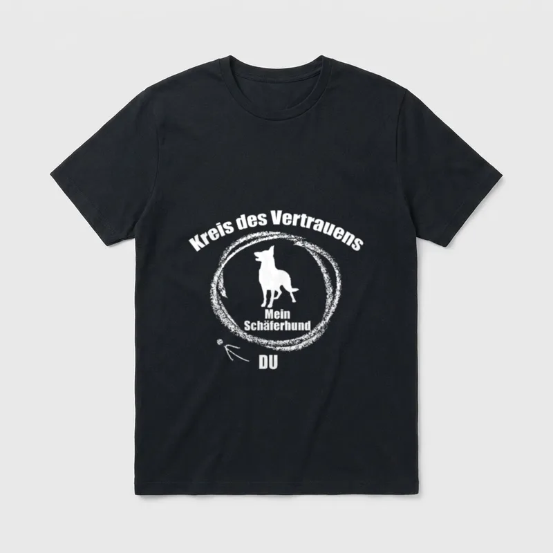 Schäferhund Hundebesitzer Kreis meines T-Shirt – Klassisches T-Shirt in Schwarz