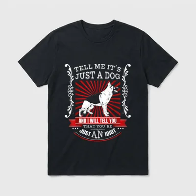 Deutscher Schäferhund Fun für Frauen T-Shirt – Klassisches T-Shirt in Schwarz