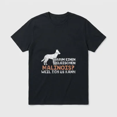Belgian Malinois Schäferhund T-Shirt 0290 – Klassisches T-Shirt in Schwarz