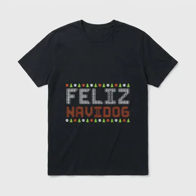 Lustiges Weihnachten Weißer Schweizer T-Shirt – Klassisches T-Shirt in Schwarz