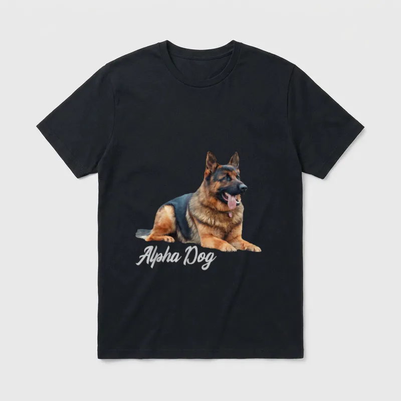 Deutscher Schäferhund Liebhaber T-Shirt – Klassisches T-Shirt in Schwarz
