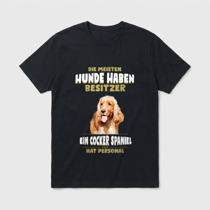 Cocker Spaniel Cocker Spaniel Hund T-Shirt – Klassisches T-Shirt in Schwarz