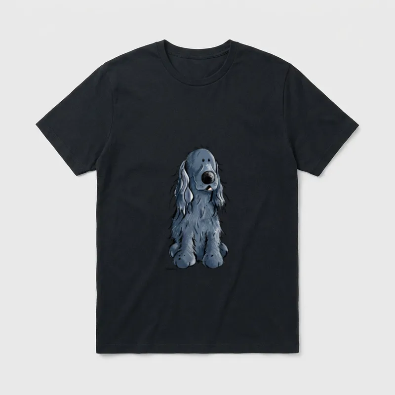 Drolliger Cocker Spaniel Hund T-Shirt – Klassisches T-Shirt in Schwarz