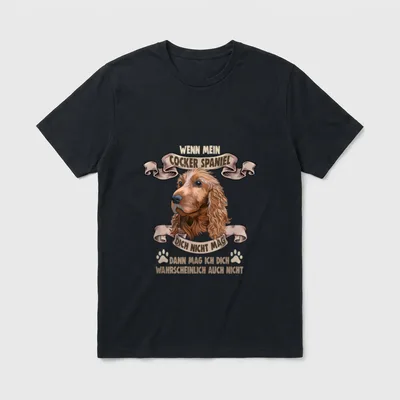 Hunde Spruch für Hundeliebhaber T-Shirt – Klassisches T-Shirt in Schwarz