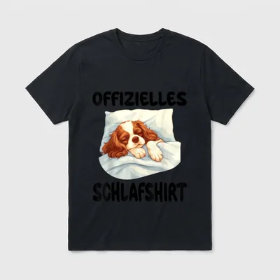 Lustiges Cavalier King Charles T-Shirt – Klassisches T-Shirt in Schwarz