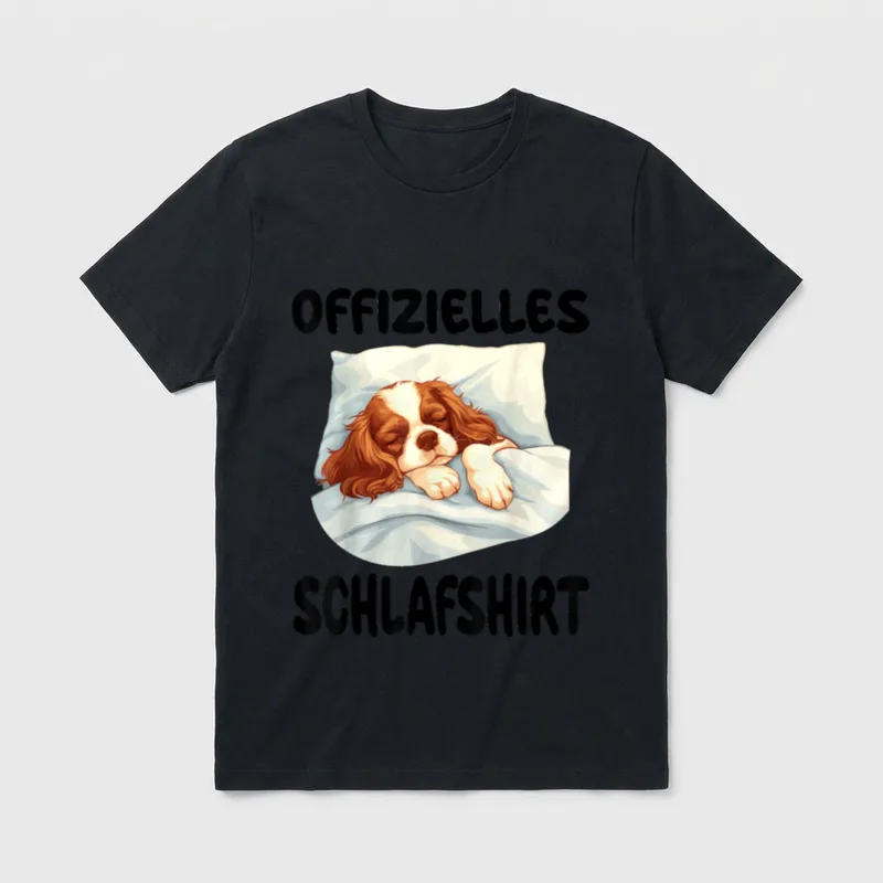 Lustiges Cavalier King Charles T-Shirt – Klassisches T-Shirt in Schwarz