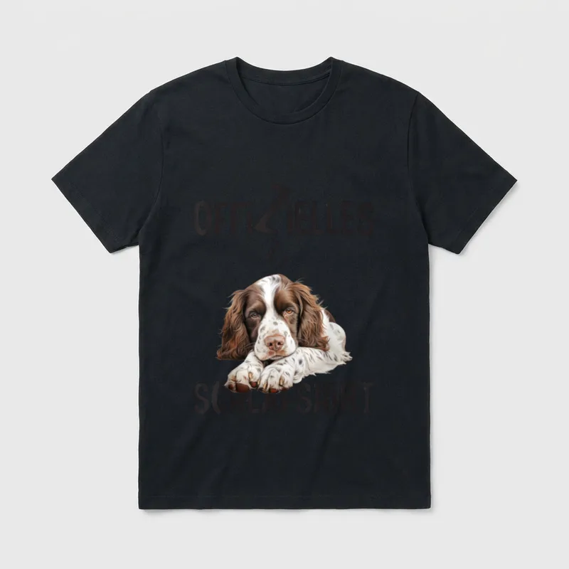 English Springer Spaniel T-Shirt – Klassisches T-Shirt in Schwarz