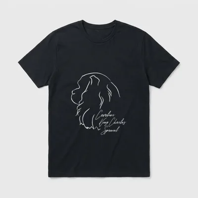 Cavalier King Charles Spaniel T-Shirt 0014 – Klassisches T-Shirt in Schwarz