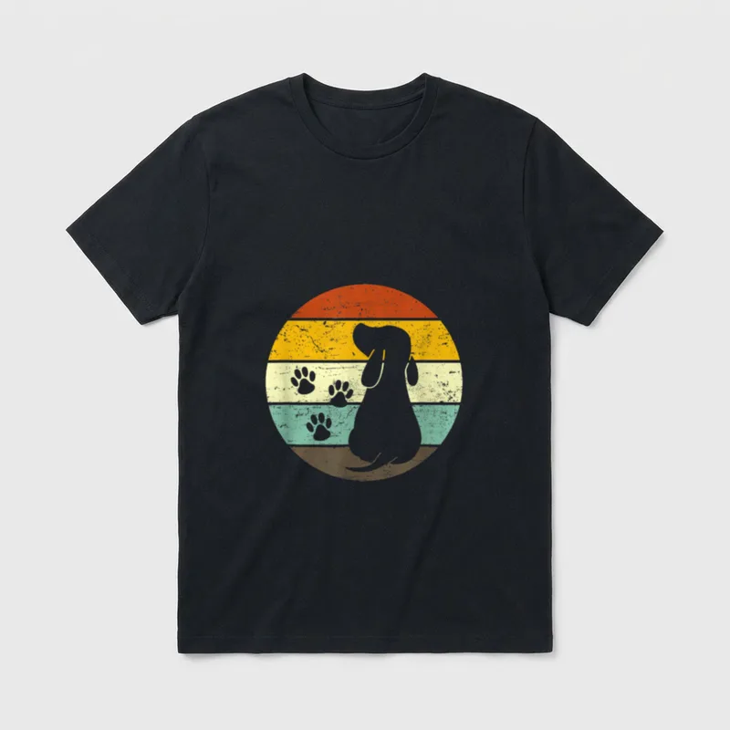 Hunde Gassi Zubehör Geschenke T-Shirt – Klassisches T-Shirt in Schwarz