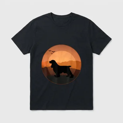 English Cocker Spaniel Idee T-Shirt – Klassisches T-Shirt in Schwarz
