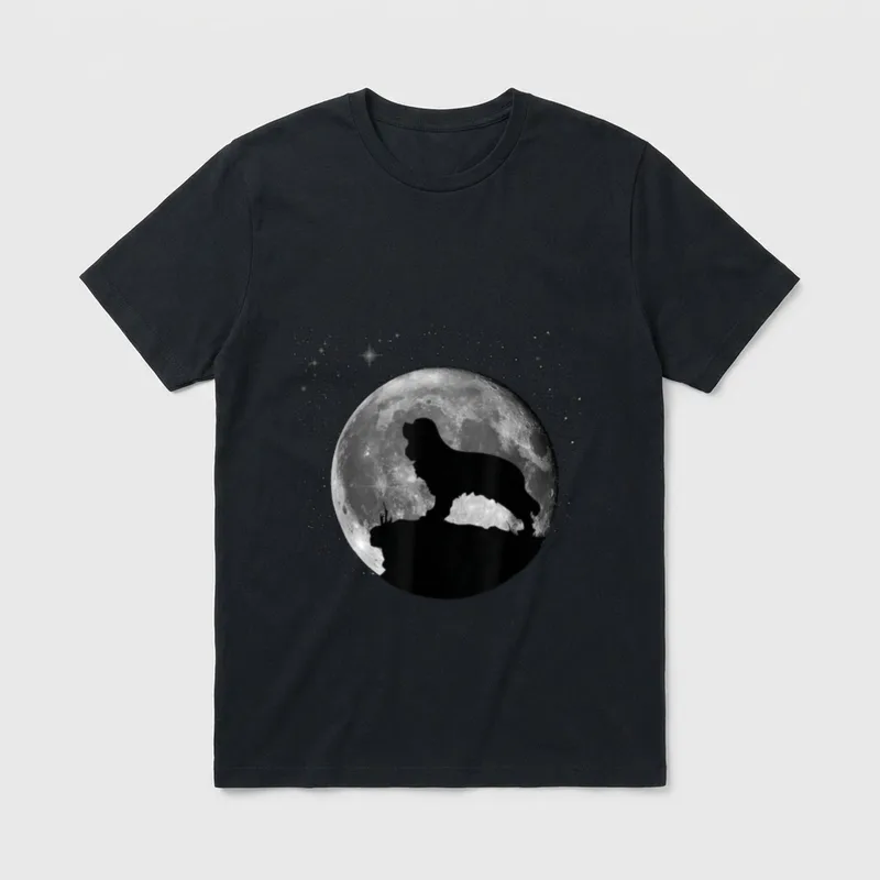 Cavalier King Charles Spaniel Hunde T-Shirt – Klassisches T-Shirt in Schwarz