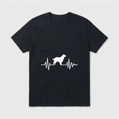 Englisch Springer Spaniel T-Shirt – Klassisches T-Shirt in Schwarz