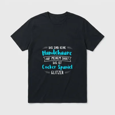 Cocker Spaniel Hundebesitzer T-Shirt – Klassisches T-Shirt in Schwarz
