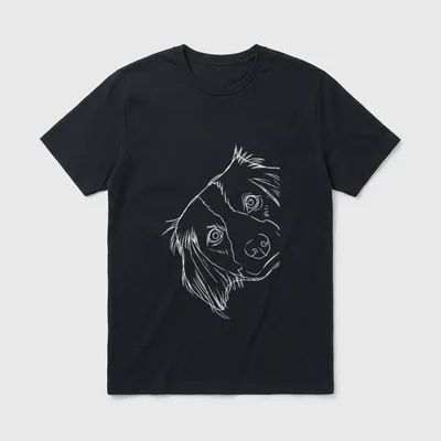 Lustiger Hund Kooikerhondje T-Shirt – Klassisches T-Shirt in Schwarz