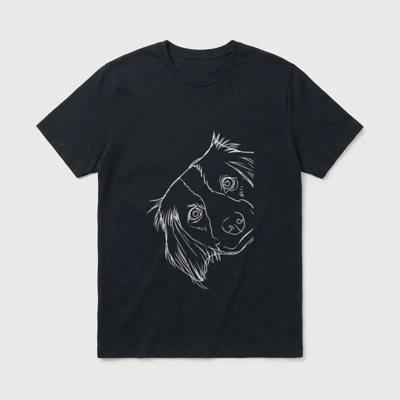 Lustiger Hund Kooikerhondje T-Shirt – Klassisches T-Shirt in Schwarz