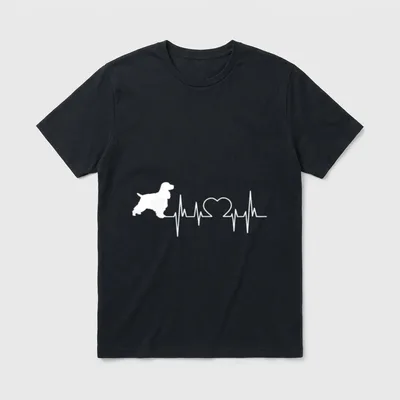 Englischer Cocker Spaniel T-Shirt – Klassisches T-Shirt in Schwarz