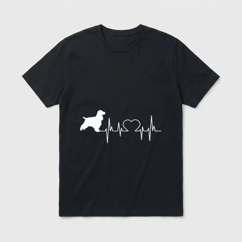 Englischer Cocker Spaniel T-Shirt – Klassisches T-Shirt in Schwarz