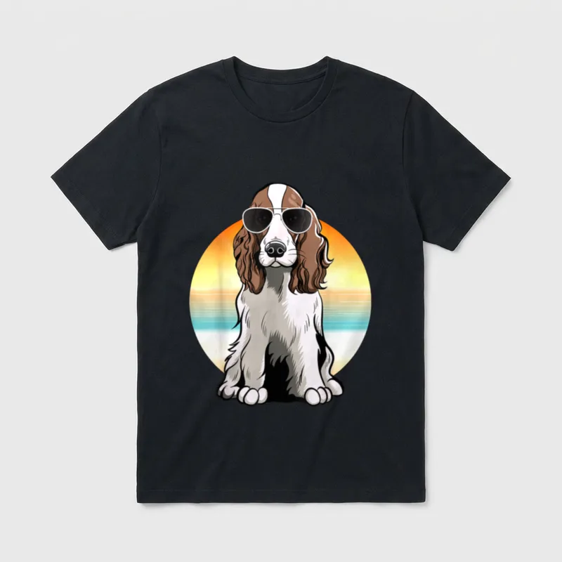 English Springer Spaniel Idee T-Shirt – Klassisches T-Shirt in Schwarz