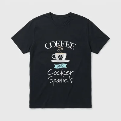 Spaniels Dog Lover Funny T-Shirt – Klassisches T-Shirt in Schwarz