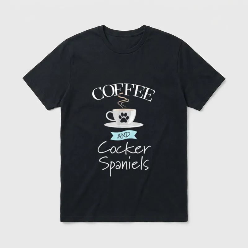 Spaniels Dog Lover Funny T-Shirt – Klassisches T-Shirt in Schwarz