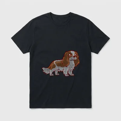 Cavalier King Charles Spaniel Hunderasse T-Shirt – Klassisches T-Shirt in Schwarz