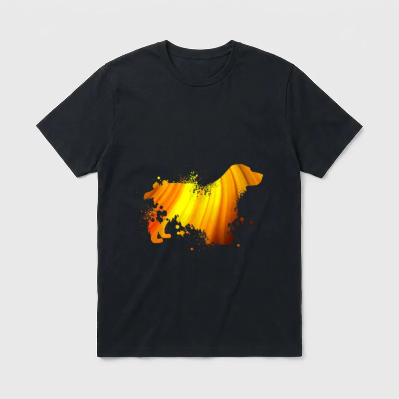 Englischer Cocker Spaniel Hund T-Shirt – Klassisches T-Shirt in Schwarz