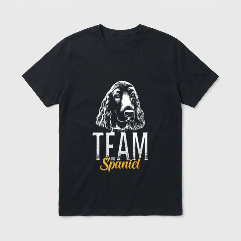 Spaniel Hunde Hundesport Hundeliebhaber T-Shirt – Klassisches T-Shirt in Schwarz