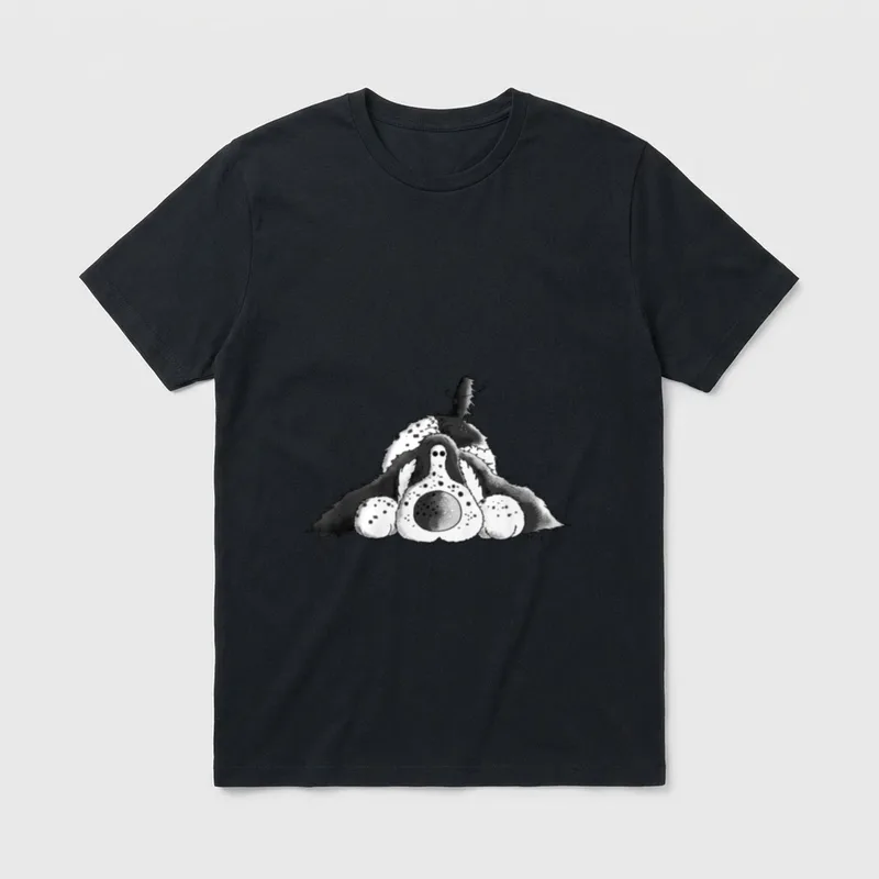 English Cocker Spaniel Hund T-Shirt – Klassisches T-Shirt in Schwarz