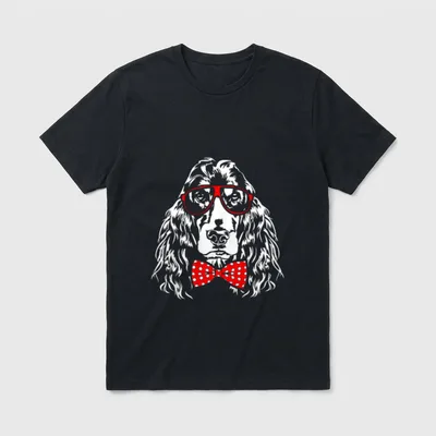 Lustiger Cocker Spaniel T-Shirt – Klassisches T-Shirt in Schwarz