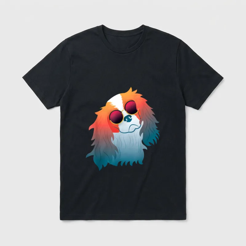 Cavalier King Charles Spaniel Lustiges Hund T-Shirt – Klassisches T-Shirt in Schwarz