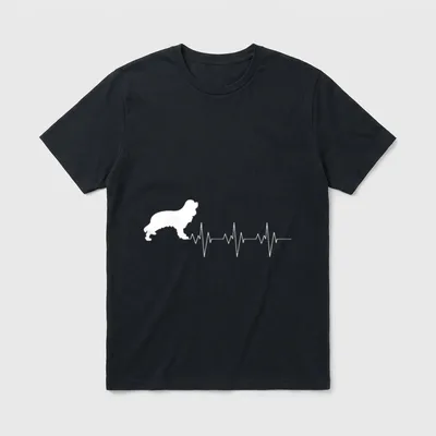 Cavalier King Charles Spaniel CKCS T-Shirt – Klassisches T-Shirt in Schwarz