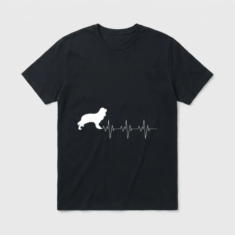 Cavalier King Charles Spaniel CKCS T-Shirt – Klassisches T-Shirt in Schwarz
