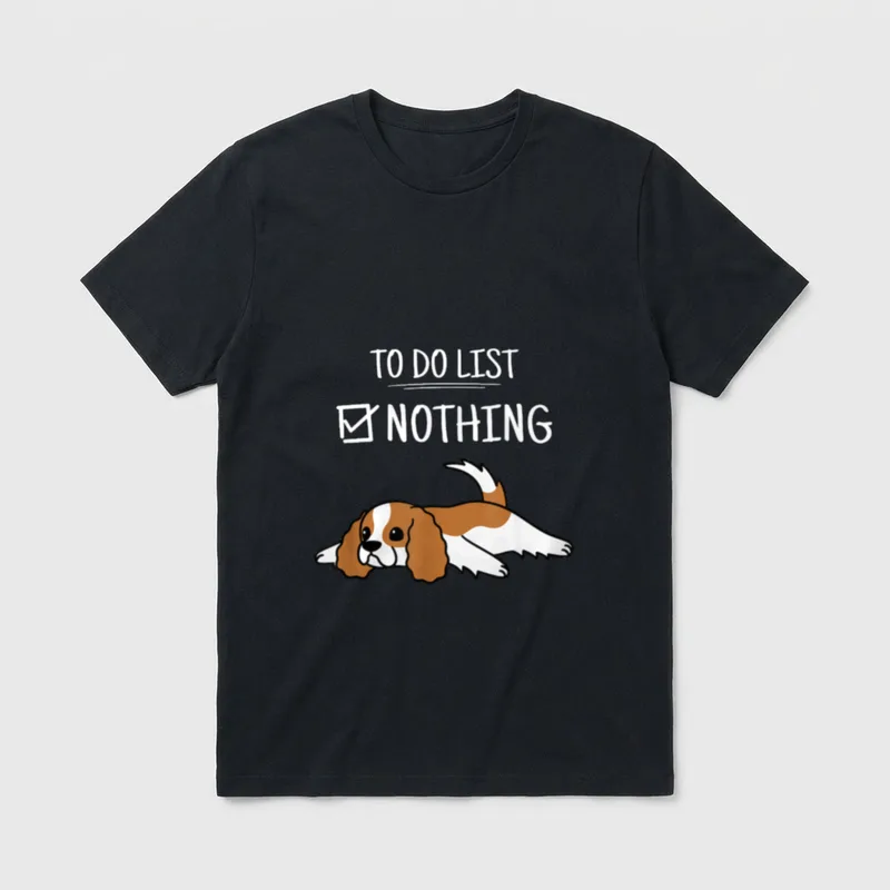 To Do List Cavalier T-Shirt – Klassisches T-Shirt in Schwarz