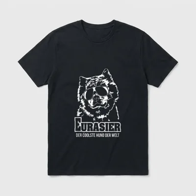 Eurasier cooler Hund Hunde T-Shirt – Klassisches T-Shirt in Schwarz