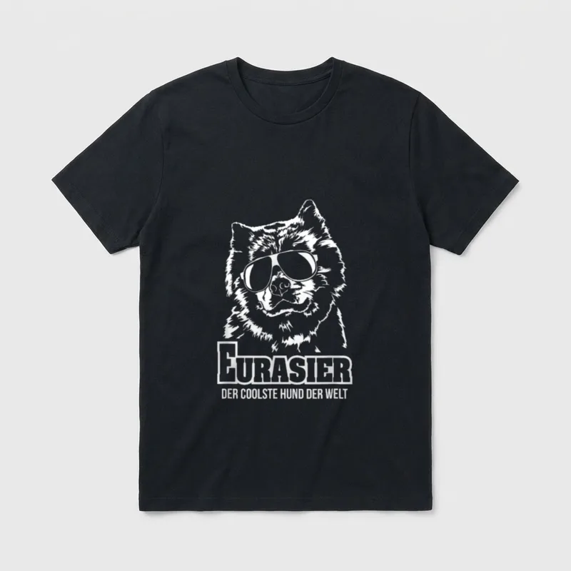 Eurasier cooler Hund Hunde T-Shirt – Klassisches T-Shirt in Schwarz