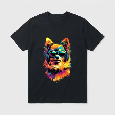 Zwergspitz Pommeraner Pomeranian Pom T-Shirt – Klassisches T-Shirt in Schwarz