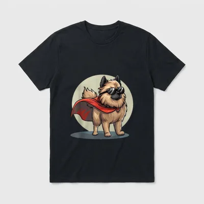 Eurasier Hund Eurasier T-Shirt – Klassisches T-Shirt in Schwarz