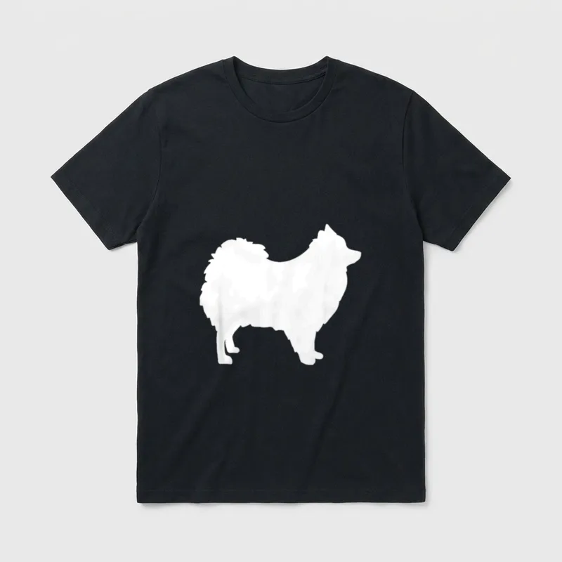 Pomeranian Zwergspitz T-Shirt – Klassisches T-Shirt in Schwarz