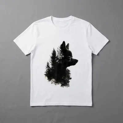 Zwergspitz-Hundegrafik Haustier-Illustration T-Shirt – Klassisches T-Shirt in Schwarz