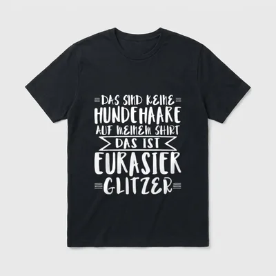 Eurasier Hundebesitzer Eurasier T-Shirt – Klassisches T-Shirt in Schwarz