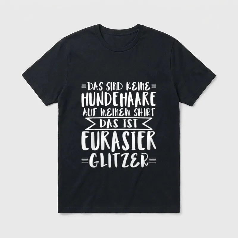 Eurasier Hundebesitzer Eurasier T-Shirt – Klassisches T-Shirt in Schwarz