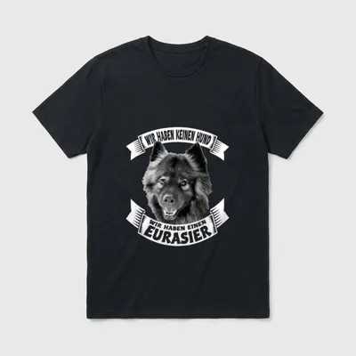 Wir haben keinen Hund T-Shirt – Klassisches T-Shirt in Schwarz