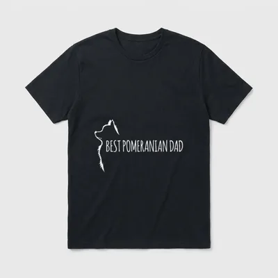 Best Pomeranian Dad Ever T-Shirt – Klassisches T-Shirt in Schwarz