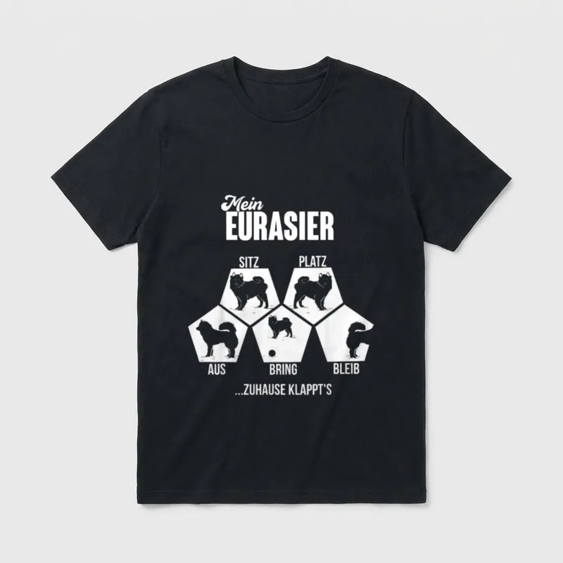 Schönes Hundehalter für Eurasier T-Shirt 0074 – Klassisches T-Shirt in Schwarz
