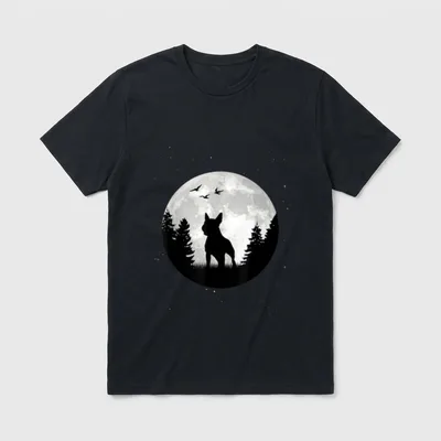 Staffordshire Bullterrier T-Shirt – Klassisches T-Shirt in Schwarz