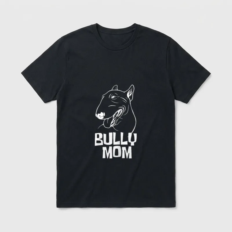 Lustige miniature Bullterrier Hunde T-Shirt – Klassisches T-Shirt in Schwarz