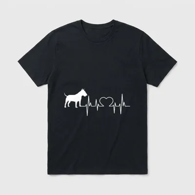 Bullterrier für Frauen Männer T-Shirt – Klassisches T-Shirt in Schwarz