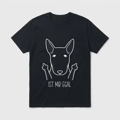 Miniatur Bullterrier Hund lustig Ist T-Shirt – Klassisches T-Shirt in Schwarz